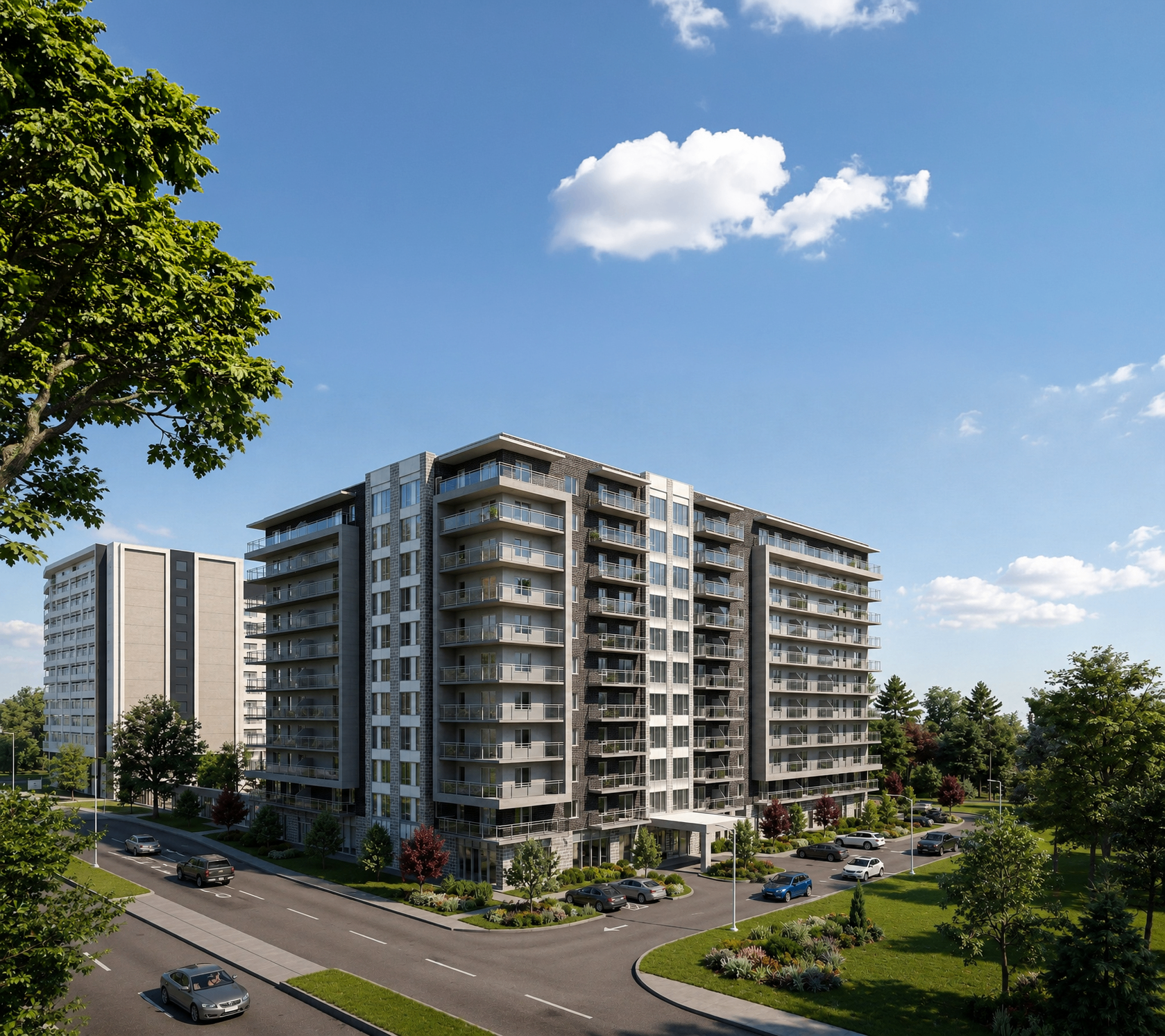 Zenia Zenia Vaudreuil rental complex — all-inclusive 55+ apartments in Vaudreuil