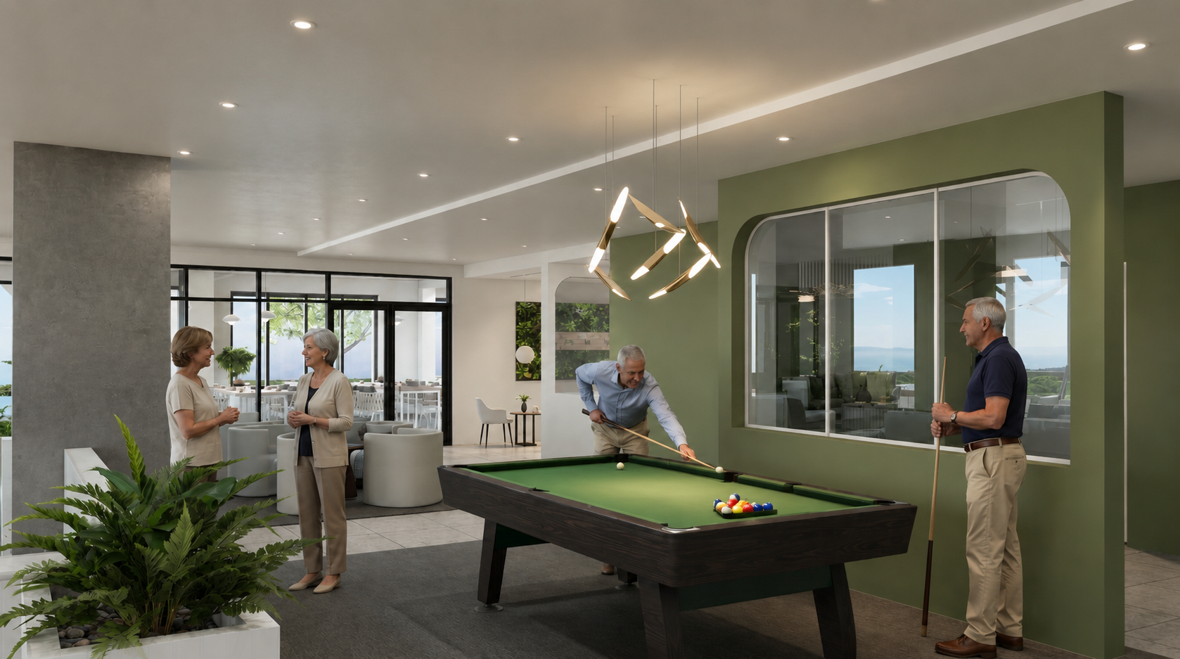 Amenities and common areas at Zenia Zenia Vaudreuil for 55+ residents (photo 2)